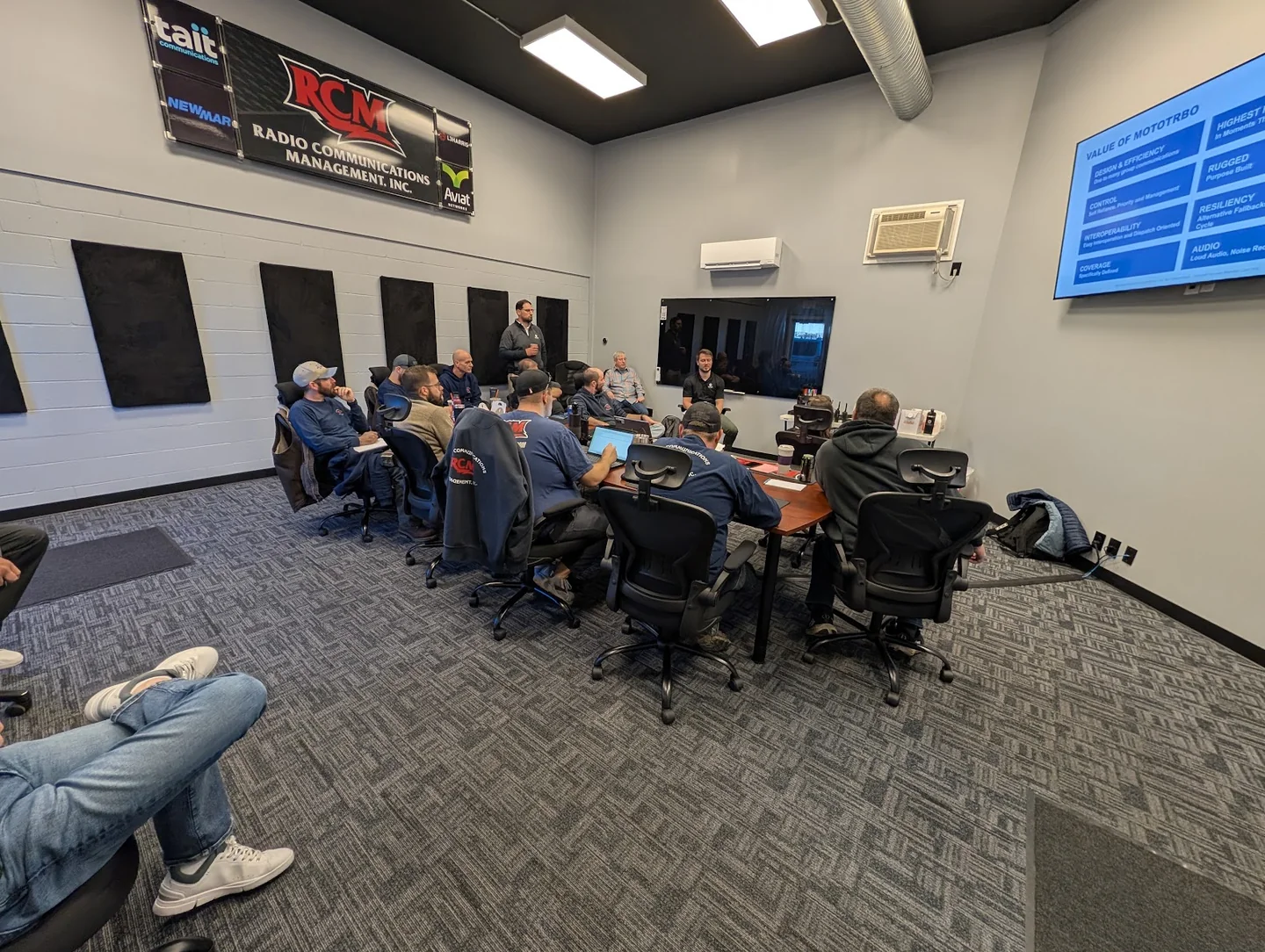 Technical learning session with the RCM team